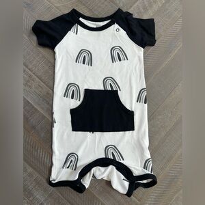 KYTE Baby 18-24 month shortall in color grey rainbow